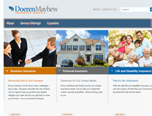 Tablet Screenshot of doereninsurance.com